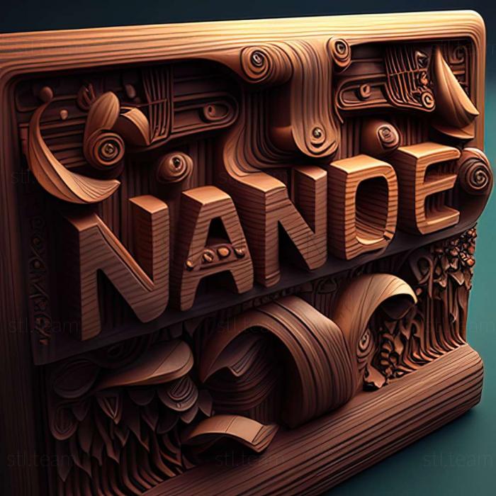 3D model Nanotale   Typing Chronicles game (STL)